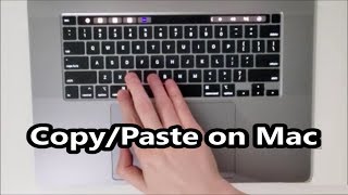 How to Copy amp Paste on a Mac MacBook Pro 16 [upl. by Osanna]