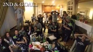 Seahawks Fan Reaction VS Patriots Super Bowl XLIX 49 [upl. by Aylmar562]