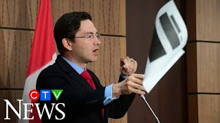 Pierre Poilievre throws redacted WE scandal documents All the substance is blacked out [upl. by Noiemad417]