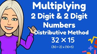 Mini Maths Tutorial Multiplying 2 digit numbers using Distributive Property Year 5 [upl. by Tarsus]