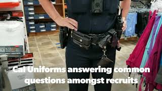 How recruits fit so much gear on a duty belt [upl. by Sonafets]