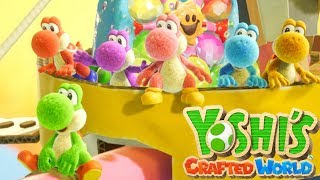 Yoshis Crafted World  Full Game Walkthrough [upl. by Nirrat]