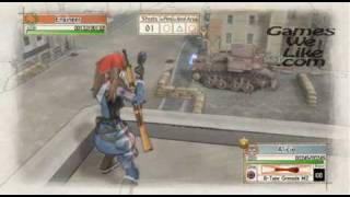 Valkyria Chronicles Gameplay Sample [upl. by Ellebyam101]