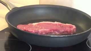 Cooking Sirloin Steak with Sandy Crombie [upl. by Llednik]