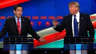 Marco Rubio and Donald Trumps vicious debate battle [upl. by Nyrraf]