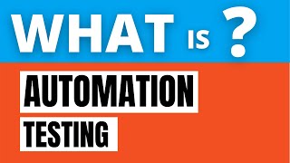 what is automation testing  definition  Types  Benefits  HINDI [upl. by Nirra]