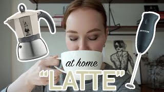 HOW TO MAKE A quotLATTEquot AT HOME moka pot  frother [upl. by Celestine]