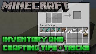 Minecraft Inventory amp Crafting TechniquesTips  15 [upl. by Aletha499]