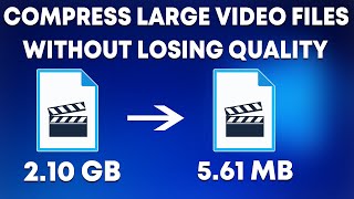 How to Compress a Large Video File Without Losing Quality in 2022 [upl. by Aryam5]