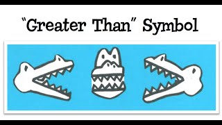 How To Write The Greater Than Symbol [upl. by Esserac]