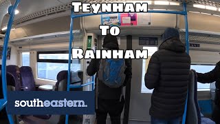 SOUTHEASTERN TRAIN JOURNEY  Teynham to Rainham [upl. by Gambrell]