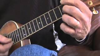 Easy ukulele blues in A Tutorial [upl. by Opaline4]