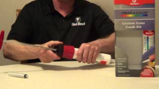 How to Tint Caulk  Red Devil Create A Color [upl. by Lu]