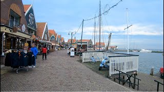 Walking in Volendam at Dusk ⛵  The Netherlands  4K60 [upl. by Cline]