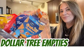 DOLLAR TREE EMPTIES  DECEMBER [upl. by Faires]