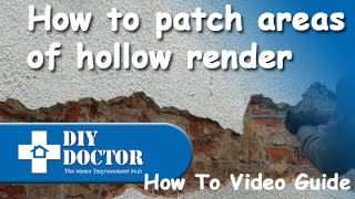 Repairing and patching rendered walls [upl. by Adiahs]