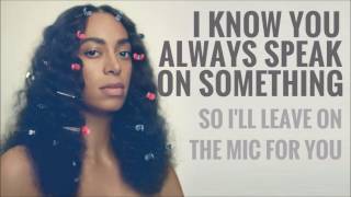 Solange  Dont Wish Me Well Lyrics [upl. by Haimorej]