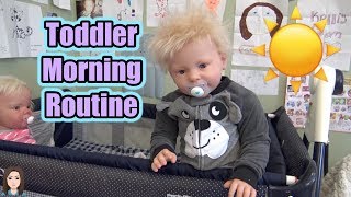 Reborn Toddler Twins Morning Routine  Kelli Maple [upl. by Flanna]