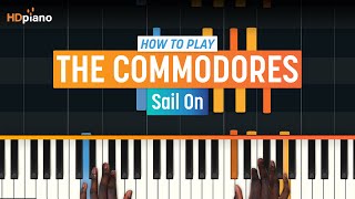 How to Play quotSail Onquot by Commodores Lionel Richie  HDpiano Part 1 Piano Tutorial [upl. by Beverlee]