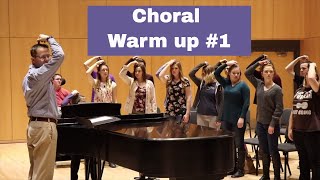 Choral Warm up 1 Full Vocal Warm up [upl. by Emmett555]