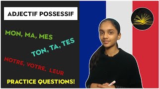 Learn French  Adjectif Possessif [upl. by Kantos]