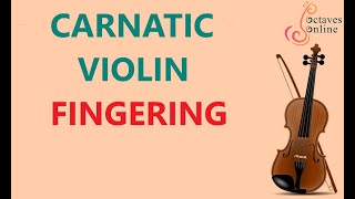 Carnatic Violin  Finger Positions [upl. by Torruella]