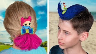 10 Cute Hairstyle Ideas For Kids [upl. by Einohtna]