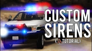 How to Install Custom Siren Packs into FiveM GTA 5 RP 2021 [upl. by Poler]