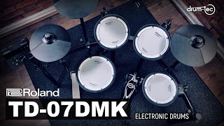 Roland TD07DMK electronic drums unboxing amp playing by drumtec [upl. by Hubble682]