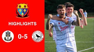 Caerleon 05 Cwmbrân Town  Gwent FA Senior cup  Quarter final highlights [upl. by Myles]