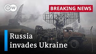 Ukraine latest Russia launches massive invasion  DW Breaking News [upl. by England]