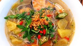 Canh Chua Cá  Vietnamese Sweet amp Sour Fish Soup  Helens Recipes [upl. by Derinna599]