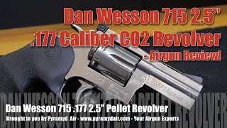 Dan Wesson 715 177 CO2 Pellet Revolver  Replica Realism at its Best  Airgun Review by AirgunWeb [upl. by Dnaltroc]