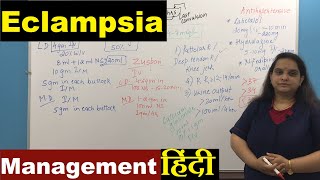 Eclampsia Management in Hindi हिन्दी  PIH in Pregnancy  Nursing Lecture [upl. by Sundberg164]