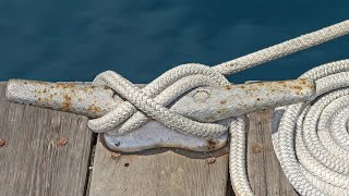 Perfect Cleat Hitch The Best Boat Cleat Knot [upl. by True]