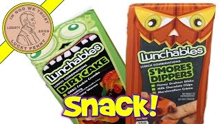 Kraft Lunchables  SMores Dippers amp Dirt Cake Snacks [upl. by Juana872]