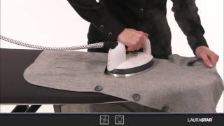 Laurastar  How to iron linen [upl. by Merkley]