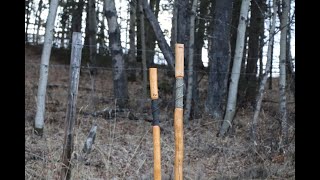 Making a Simple Walking Stick [upl. by Bradan]