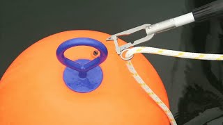 Boat Hook Pole for Mooring  makes boating easier [upl. by Hsirrehc]