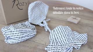 Tuto couture  DIY bloomer un béguin et un bob avec rozyli [upl. by Aikenat]