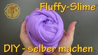 Slime FluffySlime Grundrezept  selber machen  DIY [upl. by Syned]