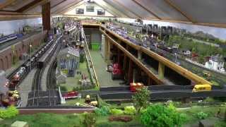 Tour of Daves New Model Railway Completed [upl. by Llenra]