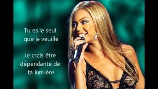 Beyonce  Halo French Lyrics [upl. by Nwadrebma]