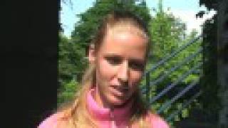 Elena Dementieva QampA Fan Questions [upl. by Nilrac]