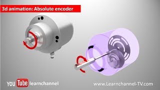 Absolute Encoder Shaft Encoder Rotary encoder  how it works [upl. by Tyrrell]