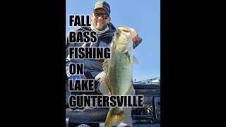 Fall Bass Fishing On Lake Guntersville [upl. by Nadabas]