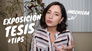 TIPS para LA TESIS Exposición  Tutorial [upl. by Airreis]