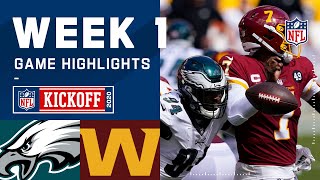 Eagles vs Washington Football Team Week 1 Highlights  NFL 2020 [upl. by Nosnaj]