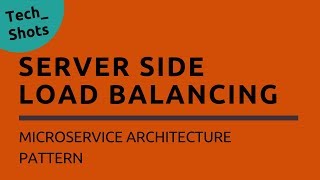 Server Side Load Balancing  Microservices Architecture Pattern  Tech Primers [upl. by Smallman]