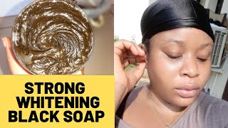 How to Make WHITENING Black Soap  Strong WHITENING Herbal Soap for Fresh Skin [upl. by Mij]